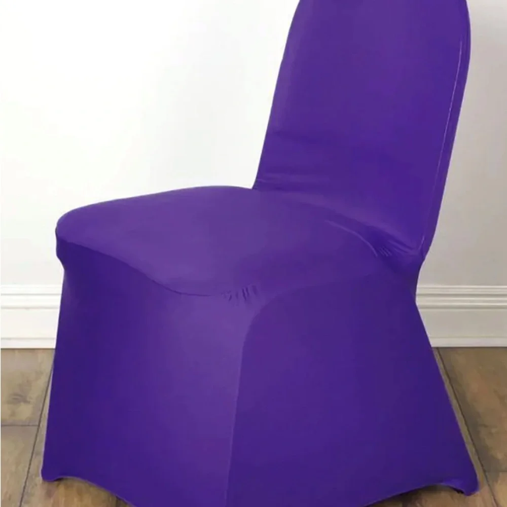 Elegant Purple Chair Cover